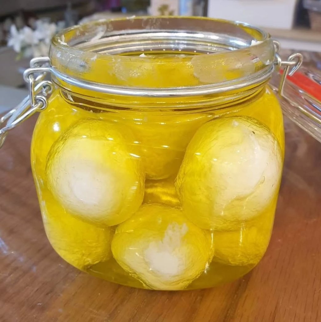 לאבנה כדורים בשמן זית